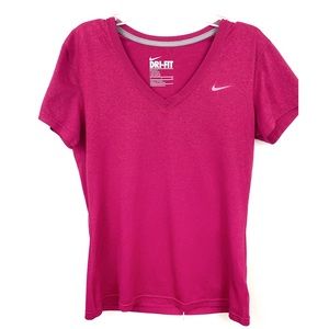EUC Nike Dri-Fit T-Shirt - Magenta, size S